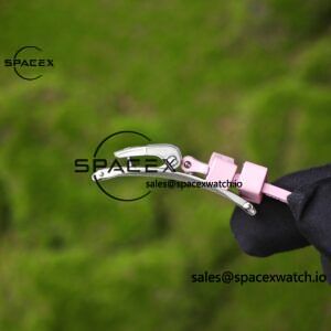 Customized Black Gold RM-055, Black Carbon Fiber Case, RMUL2 Integrated Movement, Customized Pink Natural Rubber Strap (Available in More Colors), Titanium Buckle - Image 13