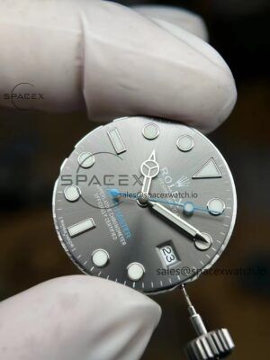 Rolex Yacht Master Series Grey Dial 116622 Customized Improved Original Factory Dial Outer Ring Mirror pointer Calendar Crown 6-piece Set, Dandong 3155 Movement - Image 32