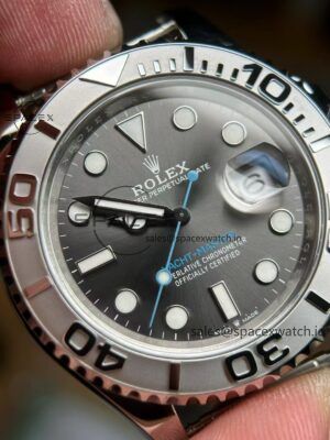 Rolex Yacht Master Series Grey Dial 116622 Customized Improved Original Factory Dial Outer Ring Mirror pointer Calendar Crown 6-piece Set, Dandong 3155 Movement - Image 33