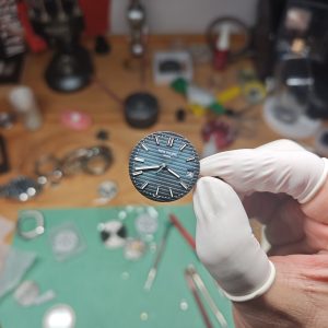 (Top customization) Patek Philippe 5711/1A blue dial, raw data 1:1 CNC customized case and strap, customized best alternative representative dial, hands, calendar and ACE324 integrated movement, infinitely close to GEN state - Image 36