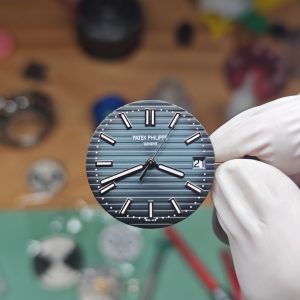 (Top customization) Patek Philippe 5711/1A blue dial, raw data 1:1 CNC customized case and strap, customized best alternative representative dial, hands, calendar and ACE324 integrated movement, infinitely close to GEN state - Image 37