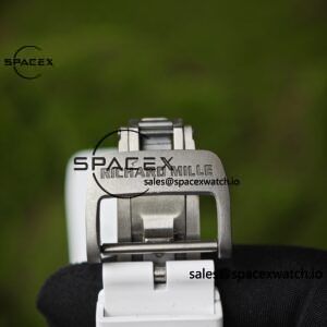 Customized Richard Mill 61-01 green track, ZF white ceramic case, customized VA best integrated movement (appearance and function identical to genuine), natural white rubber strap - Image 23