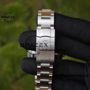 41mm Rolex Oyster Perpetual 134300 black dial modified genuine watch outer ring, dial, pointer three genuine accessories, Dandong 3230 integrated movement, high-quality 904L steel case strap - Image 21