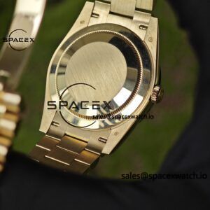 40mm Rolex Day Date m 228238 gaming table green, customized with German five axis CNC technology 18K pure gold strap, German imported green dial, pointer calendar, Swiss imported ETA2836 movement, high standard assembly process - Image 13
