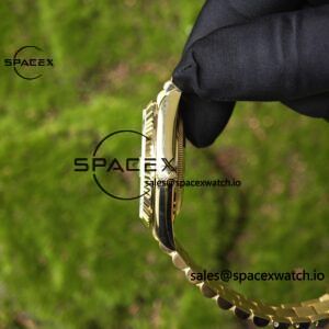 40mm Rolex Day Date m 228238 gaming table green, customized with German five axis CNC technology 18K pure gold strap, German imported green dial, pointer calendar, Swiss imported ETA2836 movement, high standard assembly process - Image 12