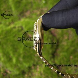 40mm Rolex Day Date m 228238 gaming table green, customized with German five axis CNC technology 18K pure gold strap, German imported green dial, pointer calendar, Swiss imported ETA2836 movement, high standard assembly process - Image 11