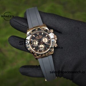 Rolex Daytona 116515 German CNC custom 18K pure gold case and clasp, equipped with genuine dial pointer mirror and outer ring four piece set, Dandong 4130 movement, installed according to official standards - Image 3