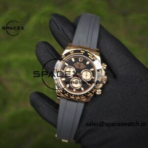 Rolex Daytona 116515 German CNC custom 18K pure gold case and clasp, equipped with genuine dial pointer mirror and outer ring four piece set, Dandong 4130 movement, installed according to official standards - Image 4