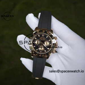 Rolex Daytona 116515 German CNC custom 18K pure gold case and clasp, equipped with genuine dial pointer mirror and outer ring four piece set, Dandong 4130 movement, installed according to official standards - Image 7
