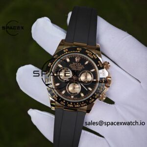 Rolex Daytona 116515 German CNC custom 18K pure gold case and clasp, equipped with genuine dial pointer mirror and outer ring four piece set, Dandong 4130 movement, installed according to official standards - Image 10