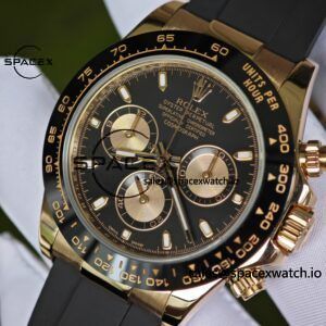 Rolex Daytona 116515 German CNC custom 18K pure gold case and clasp, equipped with genuine dial pointer mirror and outer ring four piece set, Dandong 4130 movement, installed according to official standards - Image 12