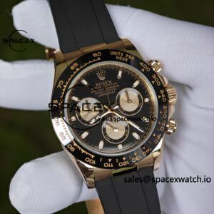 Rolex Daytona 116515 German CNC custom 18K pure gold case and clasp, equipped with genuine dial pointer mirror and outer ring four piece set, Dandong 4130 movement, installed according to official standards - Image 15