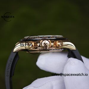 Rolex Daytona 116515 German CNC custom 18K pure gold case and clasp, equipped with genuine dial pointer mirror and outer ring four piece set, Dandong 4130 movement, installed according to official standards - Image 19