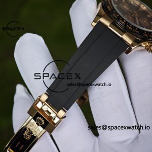 Rolex Daytona 116515 German CNC custom 18K pure gold case and clasp, equipped with genuine dial pointer mirror and outer ring four piece set, Dandong 4130 movement, installed according to official standards - Image 28