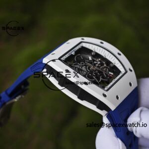 1: 1. Customize the best version RM-055 Japan limited edition, titanium rubber case, Vaucher RMUL2 super movement, blue rubber strap, high transparency curved sapphire crystal, titanium buckle - Image 16
