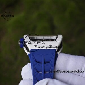 1: 1. Customize the best version RM-055 Japan limited edition, titanium rubber case, Vaucher RMUL2 super movement, blue rubber strap, high transparency curved sapphire crystal, titanium buckle - Image 15