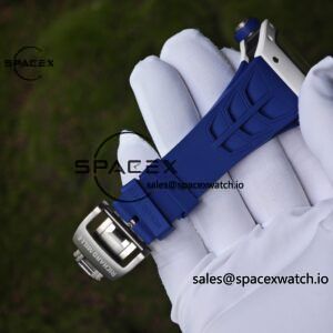 1: 1. Customize the best version RM-055 Japan limited edition, titanium rubber case, Vaucher RMUL2 super movement, blue rubber strap, high transparency curved sapphire crystal, titanium buckle - Image 25