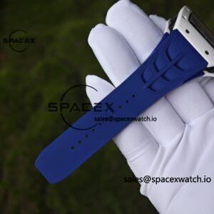 1: 1. Customize the best version RM-055 Japan limited edition, titanium rubber case, Vaucher RMUL2 super movement, blue rubber strap, high transparency curved sapphire crystal, titanium buckle - Image 24
