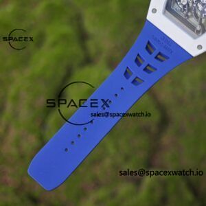 1: 1. Customize the best version RM-055 Japan limited edition, titanium rubber case, Vaucher RMUL2 super movement, blue rubber strap, high transparency curved sapphire crystal, titanium buckle - Image 26