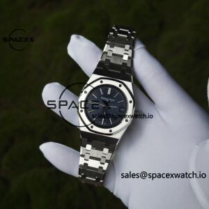 AP Royal Oak 39mm 15202 blue dial, original data 1:1 customized case strap, imported replacement blue dial, customized best alternative pointer and calendar, equipped with new GEN2121 movement 22K gold tourbillon - Image 4
