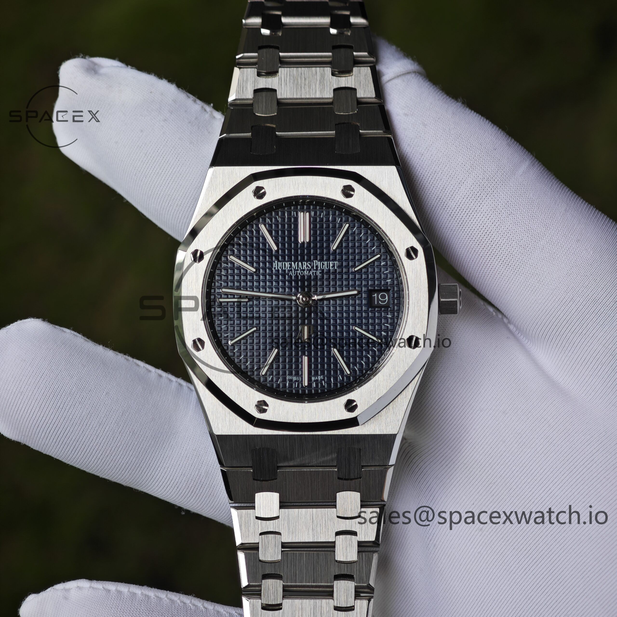 IMG_20250519_142933 AP Royal Oak 39mm 15202 blue dial, original data 1:1 customized case strap, imported replacement blue dial, customized best alternative pointer and calendar, equipped with new GEN2121 movement 22K gold tourbillon - Image 1
