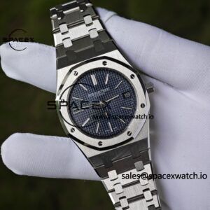 AP Royal Oak 39mm 15202 blue dial, original data 1:1 customized case strap, imported replacement blue dial, customized best alternative pointer and calendar, equipped with new GEN2121 movement 22K gold tourbillon - Image 6