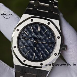AP Royal Oak 39mm 15202 blue dial, original data 1:1 customized case strap, imported replacement blue dial, customized best alternative pointer and calendar, equipped with new GEN2121 movement 22K gold tourbillon - Image 10