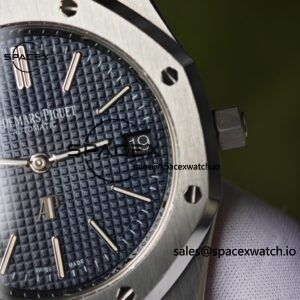 AP Royal Oak 39mm 15202 blue dial, original data 1:1 customized case strap, imported replacement blue dial, customized best alternative pointer and calendar, equipped with new GEN2121 movement 22K gold tourbillon - Image 13