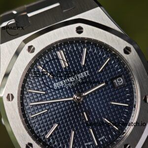 AP Royal Oak 39mm 15202 blue dial, original data 1:1 customized case strap, imported replacement blue dial, customized best alternative pointer and calendar, equipped with new GEN2121 movement 22K gold tourbillon - Image 14