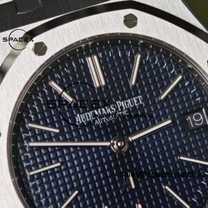 AP Royal Oak 39mm 15202 blue dial, original data 1:1 customized case strap, imported replacement blue dial, customized best alternative pointer and calendar, equipped with new GEN2121 movement 22K gold tourbillon - Image 15