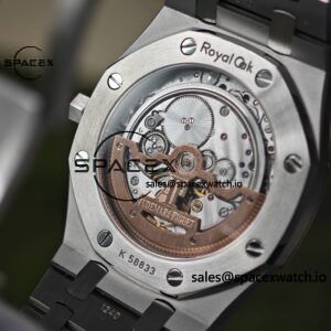 AP Royal Oak 39mm 15202 blue dial, original data 1:1 customized case strap, imported replacement blue dial, customized best alternative pointer and calendar, equipped with new GEN2121 movement 22K gold tourbillon - Image 19