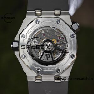 AUDEMARS PIGUET Royal Oak Offshore Submersible 15720, equipped with original grey dial, grey rubber strap, and 4308 integrated movement - Image 23