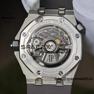 AUDEMARS PIGUET Royal Oak Offshore Submersible 15720, equipped with original grey dial, grey rubber strap, and 4308 integrated movement - Image 26