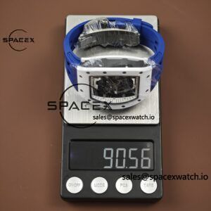 1: 1. Customize the best version RM-055 Japan limited edition, titanium rubber case, Vaucher RMUL2 super movement, blue rubber strap, high transparency curved sapphire crystal, titanium buckle - Image 29