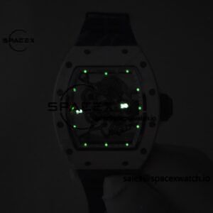 1: 1. Customize the best version RM-055 Japan limited edition, titanium rubber case, Vaucher RMUL2 super movement, blue rubber strap, high transparency curved sapphire crystal, titanium buckle - Image 30