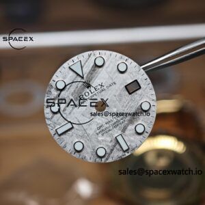 Rolex GMT Master II 126719 BLRO custom real meteorite dial, customized best alternative pointer calendar, plated with 18K white gold, Dandong 3285 integrated movement - Image 5