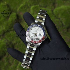 Rolex GMT Master II 126719 BLRO custom real meteorite dial, customized best alternative pointer calendar, plated with 18K white gold, Dandong 3285 integrated movement - Image 21