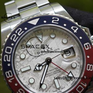 Rolex GMT Master II 126719 BLRO custom real meteorite dial, customized best alternative pointer calendar, plated with 18K white gold, Dandong 3285 integrated movement - Image 27
