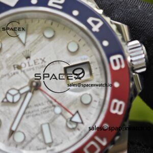 Rolex GMT Master II 126719 BLRO custom real meteorite dial, customized best alternative pointer calendar, plated with 18K white gold, Dandong 3285 integrated movement - Image 28