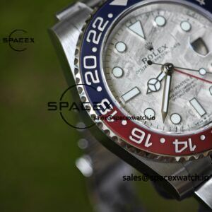 Rolex GMT Master II 126719 BLRO custom real meteorite dial, customized best alternative pointer calendar, plated with 18K white gold, Dandong 3285 integrated movement - Image 30