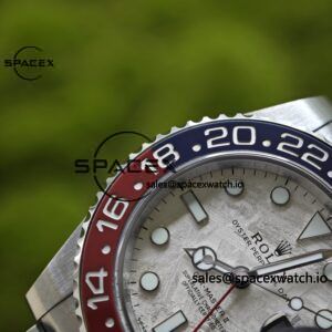 Rolex GMT Master II 126719 BLRO custom real meteorite dial, customized best alternative pointer calendar, plated with 18K white gold, Dandong 3285 integrated movement - Image 32