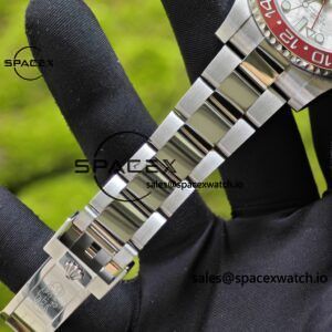 Rolex GMT Master II 126719 BLRO custom real meteorite dial, customized best alternative pointer calendar, plated with 18K white gold, Dandong 3285 integrated movement - Image 36