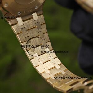 Customized AP26331BA blue dial, German CNC technology 1:1 customized 18K pure gold case strap, GENFP1185 movement, customized best substitute dial, hands, calendar, perfectly restoring GEN effect - Image 23