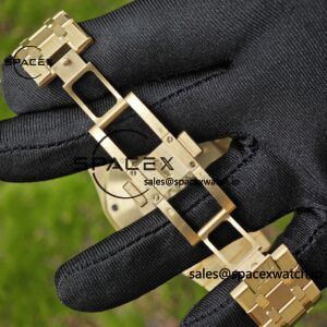 Customized AP26331BA blue dial, German CNC technology 1:1 customized 18K pure gold case strap, GENFP1185 movement, customized best substitute dial, hands, calendar, perfectly restoring GEN effect - Image 24