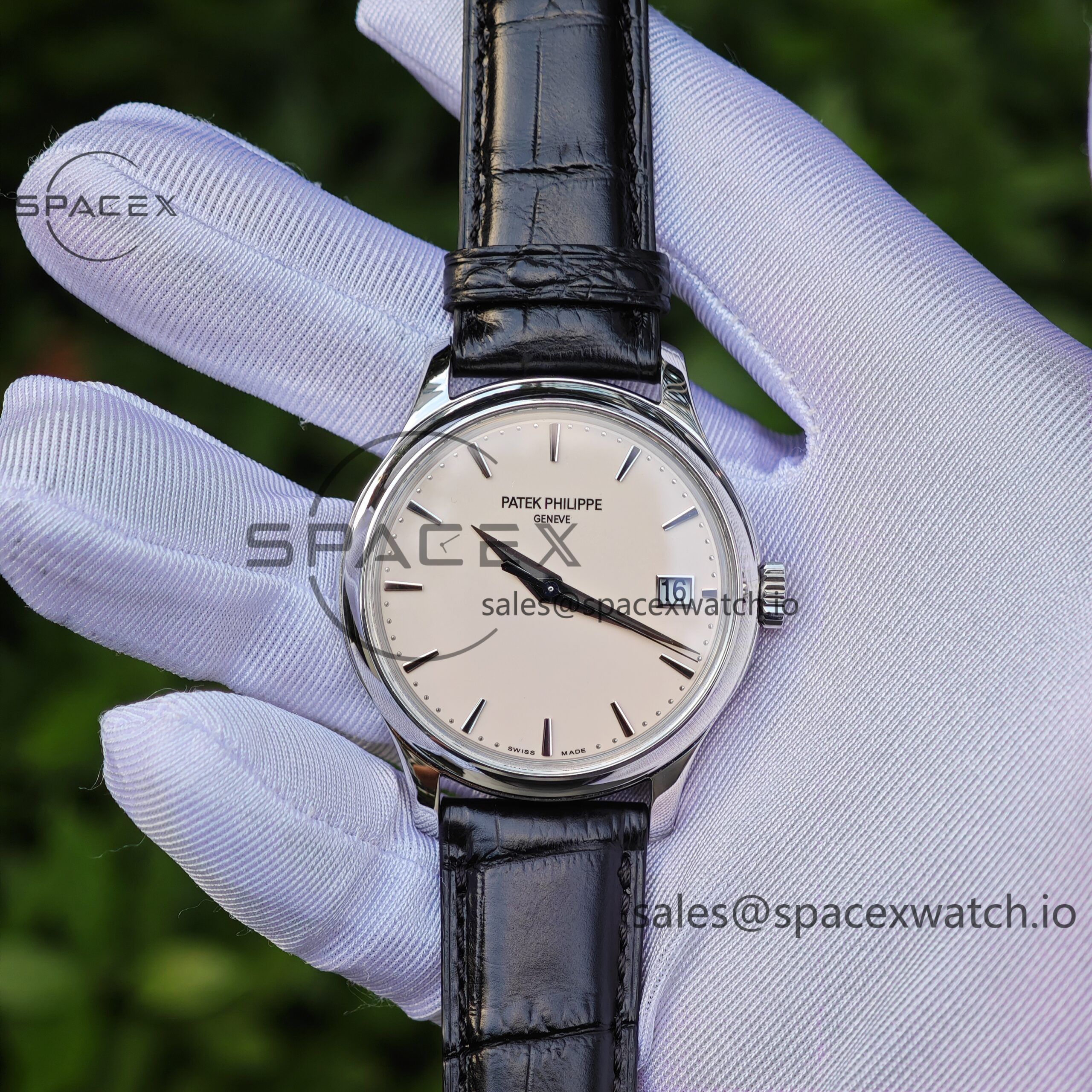 IMG_20241012_173535 Patek Philippe Classic Series 5227 Ivory White, Customized Best Alternative Representative Plate, Pointer, Calendar Dandong 324 Integrated Movement - Image 1