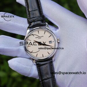 Patek Philippe Classic Series 5227 Ivory White, Customized Best Alternative Representative Plate, Pointer, Calendar Dandong 324 Integrated Movement - Image 6