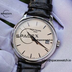 Patek Philippe Classic Series 5227 Ivory White, Customized Best Alternative Representative Plate, Pointer, Calendar Dandong 324 Integrated Movement - Image 10