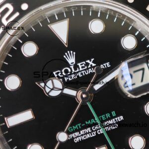 Rolex GMT Master II 126710 modified genuine black/color ceramic bezel, dial, hands, calendar, crystal, crown six genuine accessories, Dandong 3285 movement - Image 17