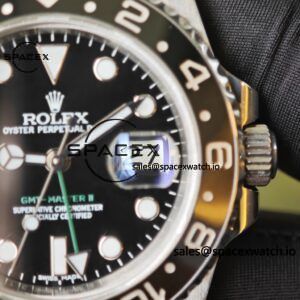 Rolex GMT Master II 126710 modified genuine black/color ceramic bezel, dial, hands, calendar, crystal, crown six genuine accessories, Dandong 3285 movement - Image 20