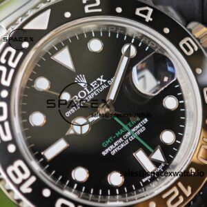 Rolex GMT Master II 126710 modified genuine black/color ceramic bezel, dial, hands, calendar, crystal, crown six genuine accessories, Dandong 3285 movement - Image 21
